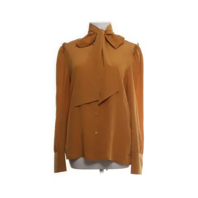 Pussy bow blouse (Yellow) from Atelier Gardeur Silk