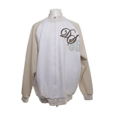 Varsity jacket (White, Beige) from Dada Cotton, Polyester