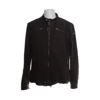 Jakke (Brun) fra Tigha Bomuld, Polyester, Læder