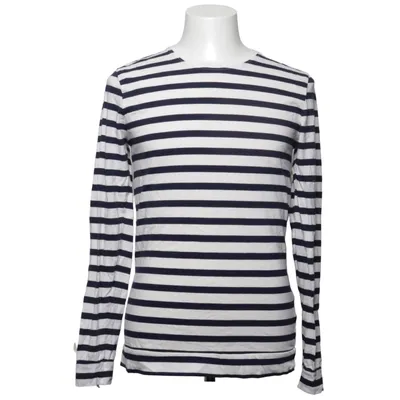 Long sleeve T-shirt (Blue, White) from Homebound Cotton