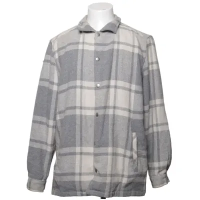 Surchemise (Gris, Blanc) de Avva Acrylique, Coton, Polyester