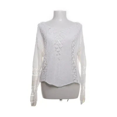 Trui (Wit) van Zara Knit Zijde