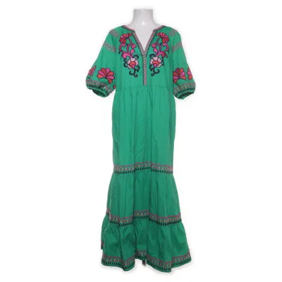 Robe longue (Vert, Multicolore) de Boden Coton, Polyester
