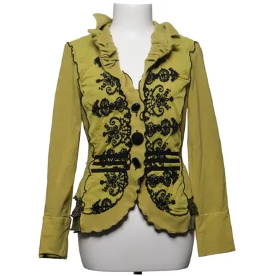 Cardigan (Grøn, Sort) fra Piro Elastan, Viscose