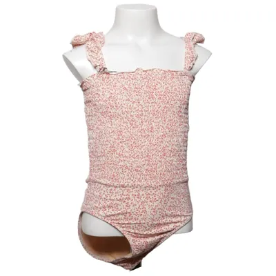 Badedragt (Hvid, Rød) fra Konges Sløjd Elastan, Polyamid, Polyester