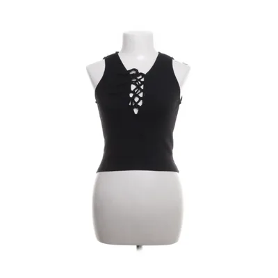 Crop top (Sort) fra Subdued Elastan, Polyester, Viscose