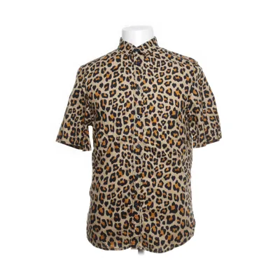 Short sleeve shirt (Beige, Multicolored) from Divided by H&M Cotton