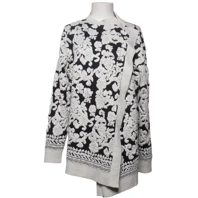 Cardigan (Black, Beige) from Saopaulo Acrylic, Elastane, Metallic fiber, Polyamide, Wool