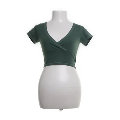 Crop top (Grön) från Brandy Melville Bomull, Elastan