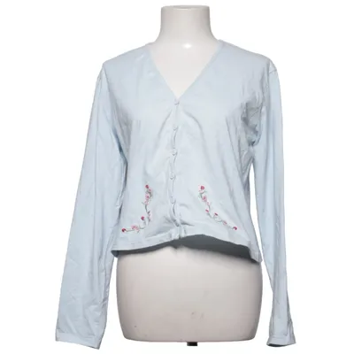 Cardigan (Bleu) de Hpo Coton, Élasthane