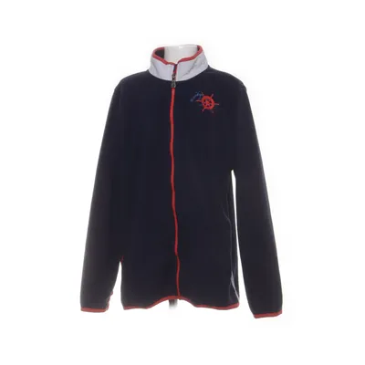 Fleecejacka (Blå, Orange, Vit) från Aida Polyester