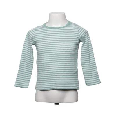 Långärmad t-shirt (Grön, Vit) från Mini Boden Bomull, Polyester