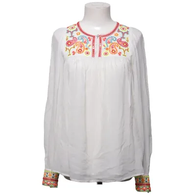 Blouse (White, Multicolored) from Matthew Williamson for H&M Silk