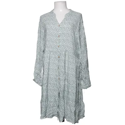 Robe (Vert, Blanc) de Leana Mode Élasthane, Viscose