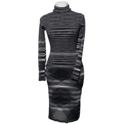 Turtleneck dress (White, Blue, Gray) from Missoni Sport Polyester, Viscose