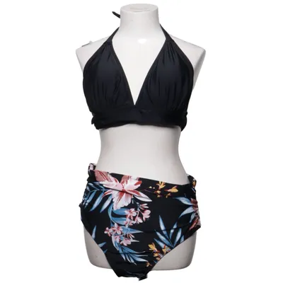 Bikini (Black, Multicolored) from Cupshe Elastane, Polyamide, Polyester
