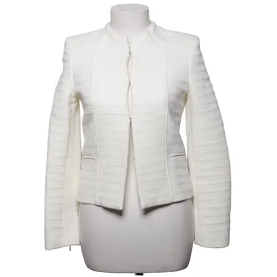 Blazer (White) from Mango Basics Acetate, Cotton, Polyester