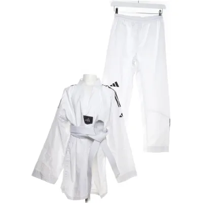 Kampsportsdräkt (Vit) från Adidas Bomull, Polyester