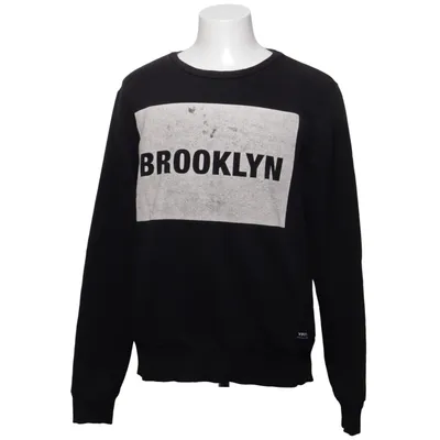 Collegetröja (Svart) från Ypits Bomull, Polyester