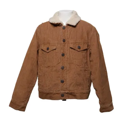 Gefütterte Jeansjacke (Braun) von Gap Denim Acryl, Baumwolle, Polyester