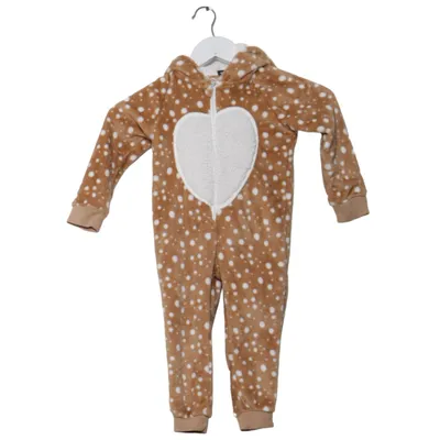 Onesie (Brown, White) from Inextenso Polyester