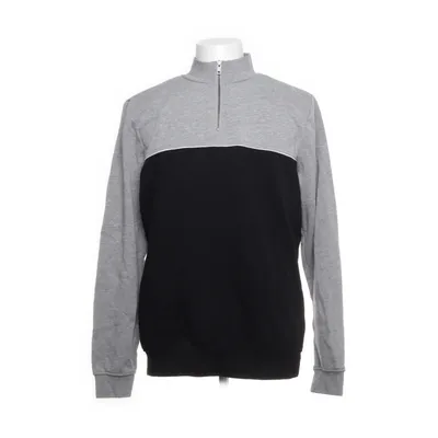 Huvtröja (Grå, Svart, Vit) från Livergy Bomull, Polyester