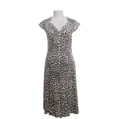 Dress (White, Brown) from Lilienfels Elastane, Viscose