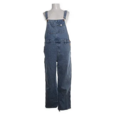 Hängselbyxor (Blå) från Abrand Jeans Bomull, Elastan
