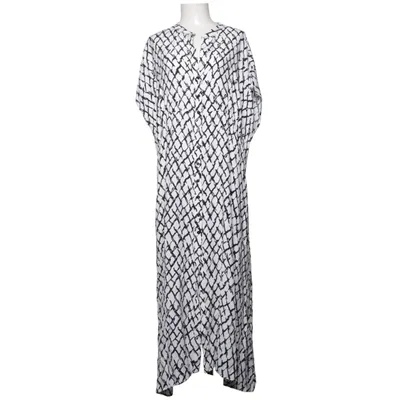 Skjortekjole (Sort, Hvid) fra Mat. Viscose