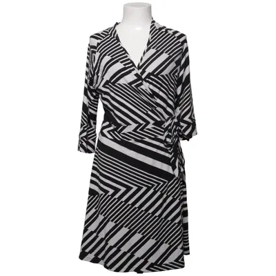 Robe portefeuille (Noir, Blanc) de Klaes & Myra's Élasthane, Viscose