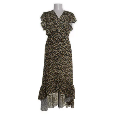 Maxi jurk (Zwart, Geel) van Musthaves by Elja