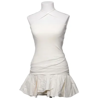Klänning (Beige) från Zara Bomull, Elastan