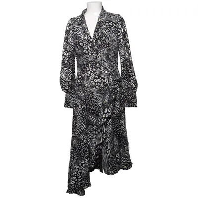 Wrap dress (Black, White, Gold) from Allyson Polyester