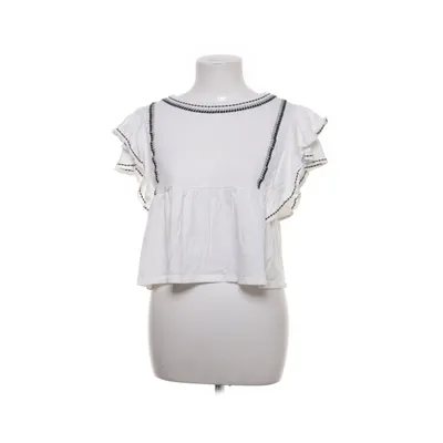 Peplumtopp (Vit) från Mango Casual Bomull, Linne