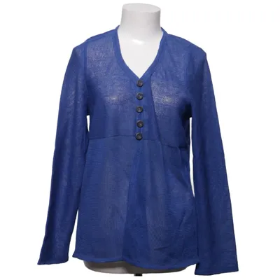 Cardigan (Blue) from Ann Linderhjelm Cotton, Linen