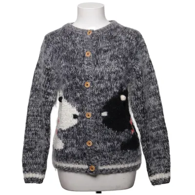 Cardigan (Gris, Blanc, Noir, Rouge) de Yessica Acrylique, Laine