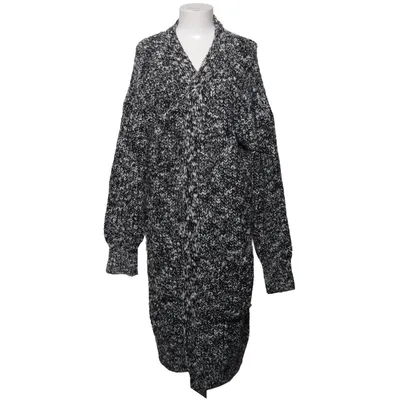 Cardigan (Black, White) from Dilvin Acrylic, Polyamide, Wool
