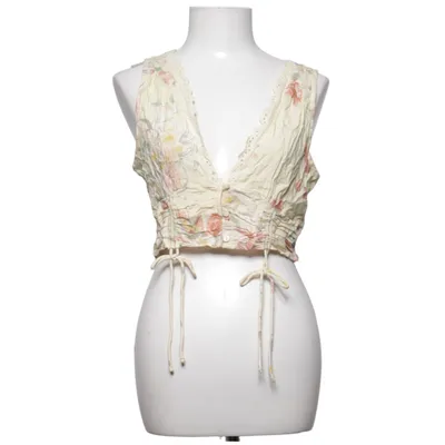 Crop Top (Beige, Mehrfarbig) von Reclaimed Vintage Viskose