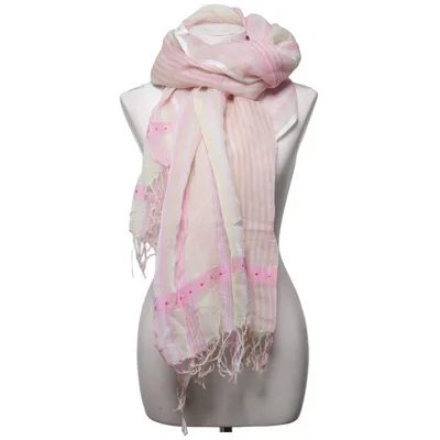 Châle (Rose, Blanc, Jaune) de Longhin Coton, Soie