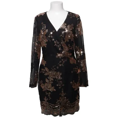 Cocktailkjole (Sort, Guld) fra D&M Polyester