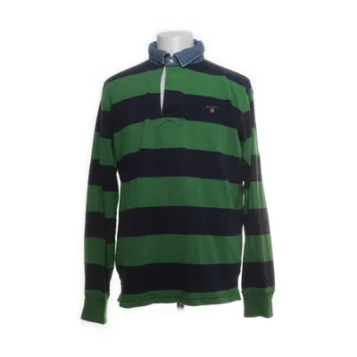 Rugbytröja (Grön, Flerfärgad) från GANT Bomull