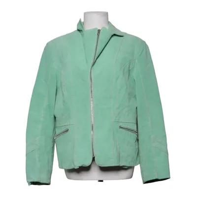 Leren jack (Groen) van David Moore Katoen, Leer, Polyester