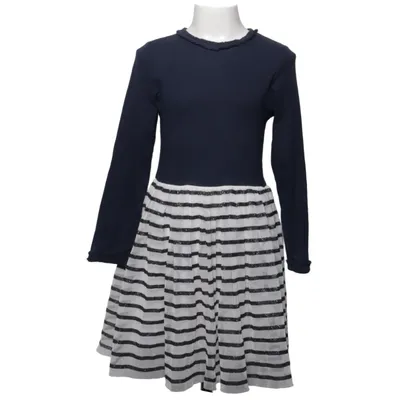 Klänning (Blå, Vit) från Petit Bateau Bomull, Polyester