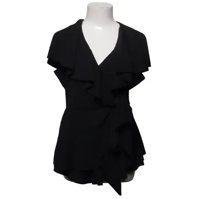 Wrap blouse (Black) from V by Very Elastane, Polyester