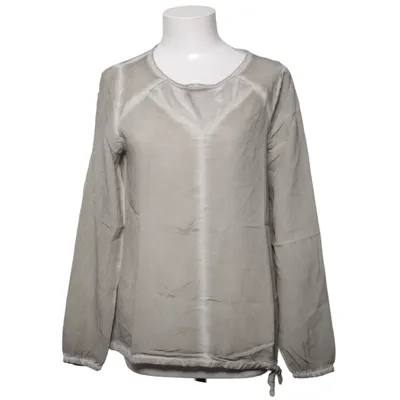 Blouse (Gray) from Nile Polyester, Silk