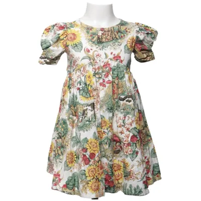 Robe (Blanc, Multicolore) de JO Lene Coton