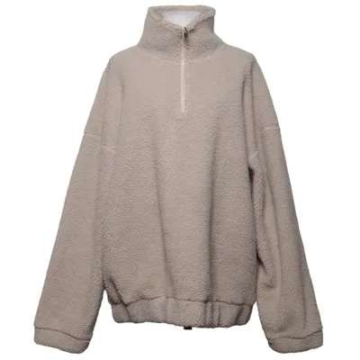 Fleecepullover (Beige) von ASOS Design Polyester