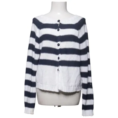Cardigan (Blå, Hvid) fra Hexeline Bomuld, Linned, Polyester