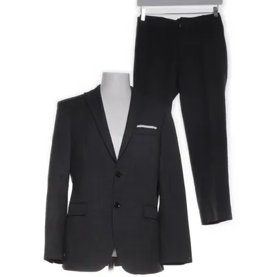 Kostym (Grå) från Zara Man Viskos, Polyester