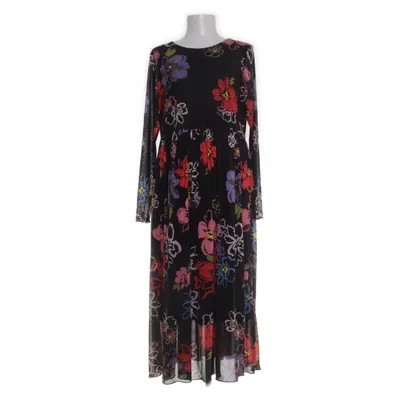 Maxikjole (Sort, Flerfarvet) fra Nümph Elastan, Polyester, Viscose